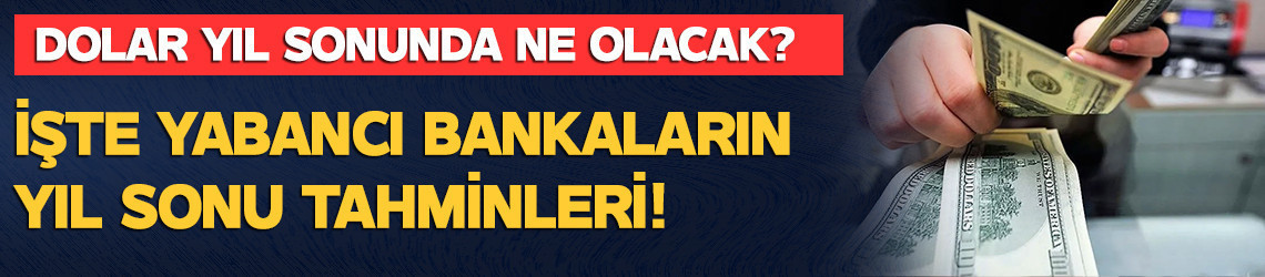Dev yabancı bankalardan dolar/TL tahmini