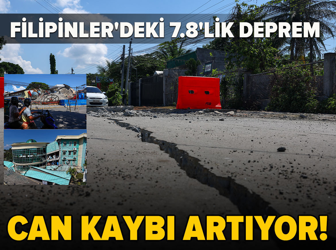 Filipinler'deki 7.8'lik depremde ölü sayısı 61'e yükseldi