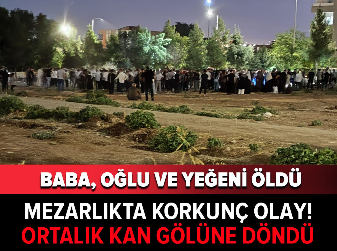Batman'da mezarlıkta aile katliamı