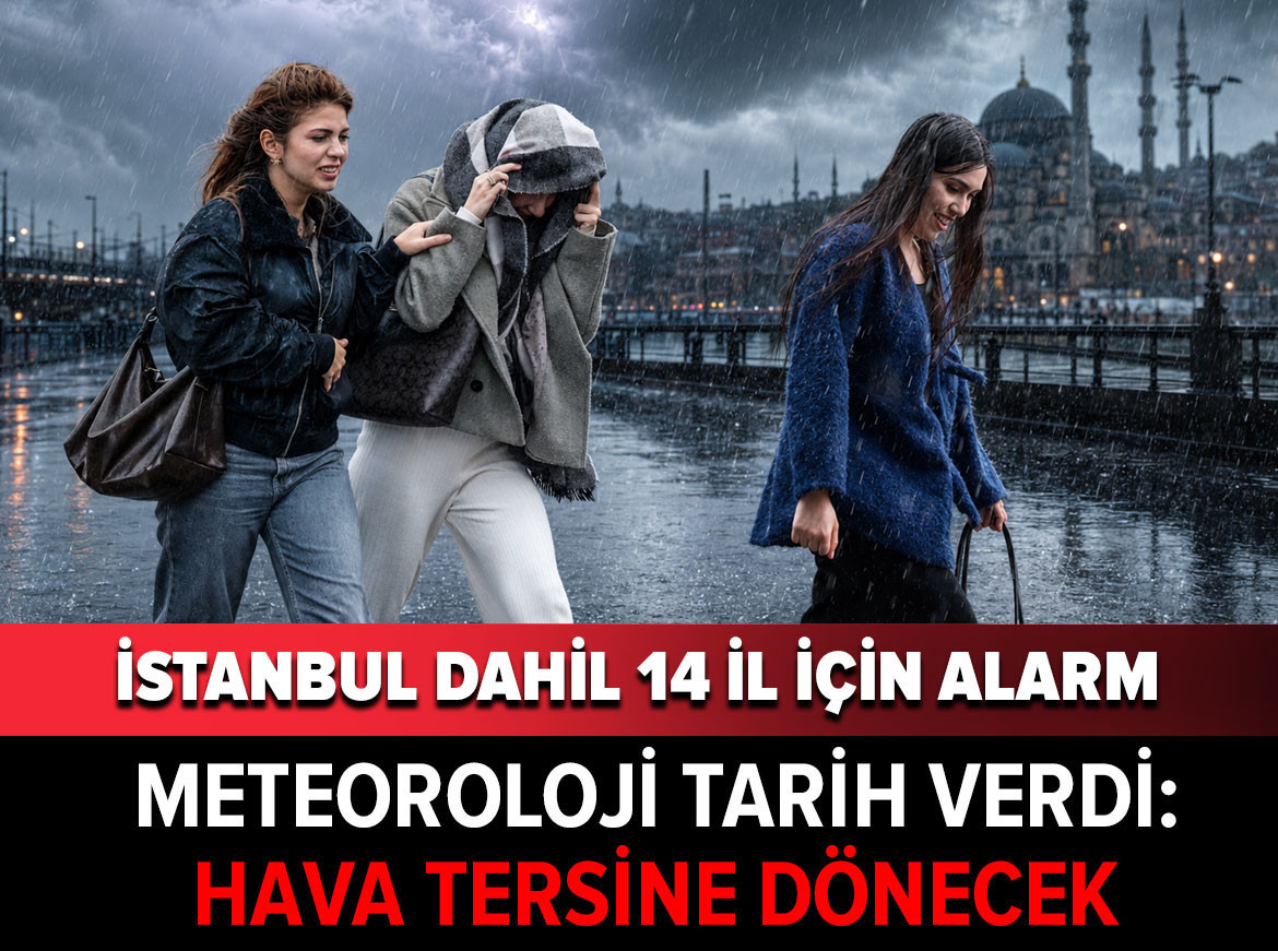 Meteoroloji tarih verdi: Hava tersine dönecek