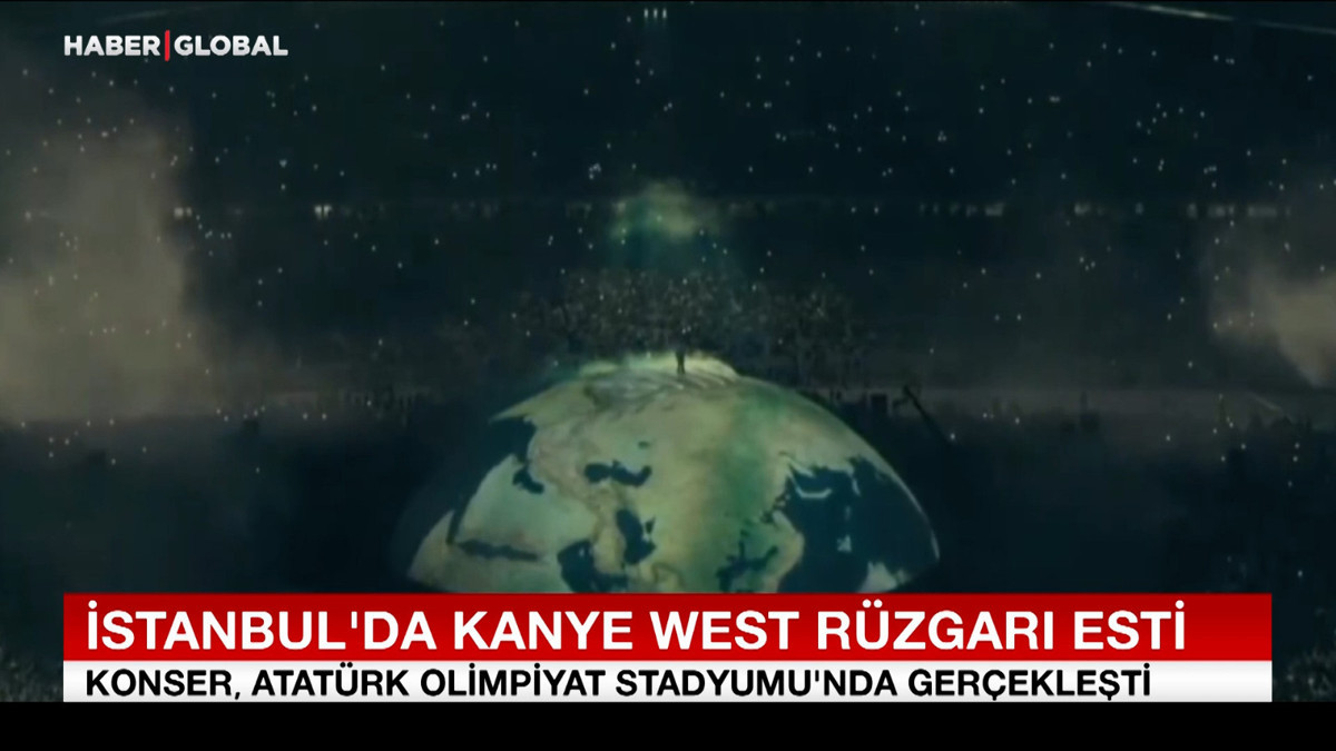 Kanye West İstanbul’da dünya rekoru kırdı