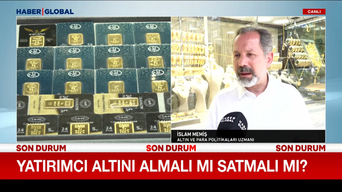 Yatırımcı altını almalı mı satmalı mı? İslam Memiş değerlendirdi
