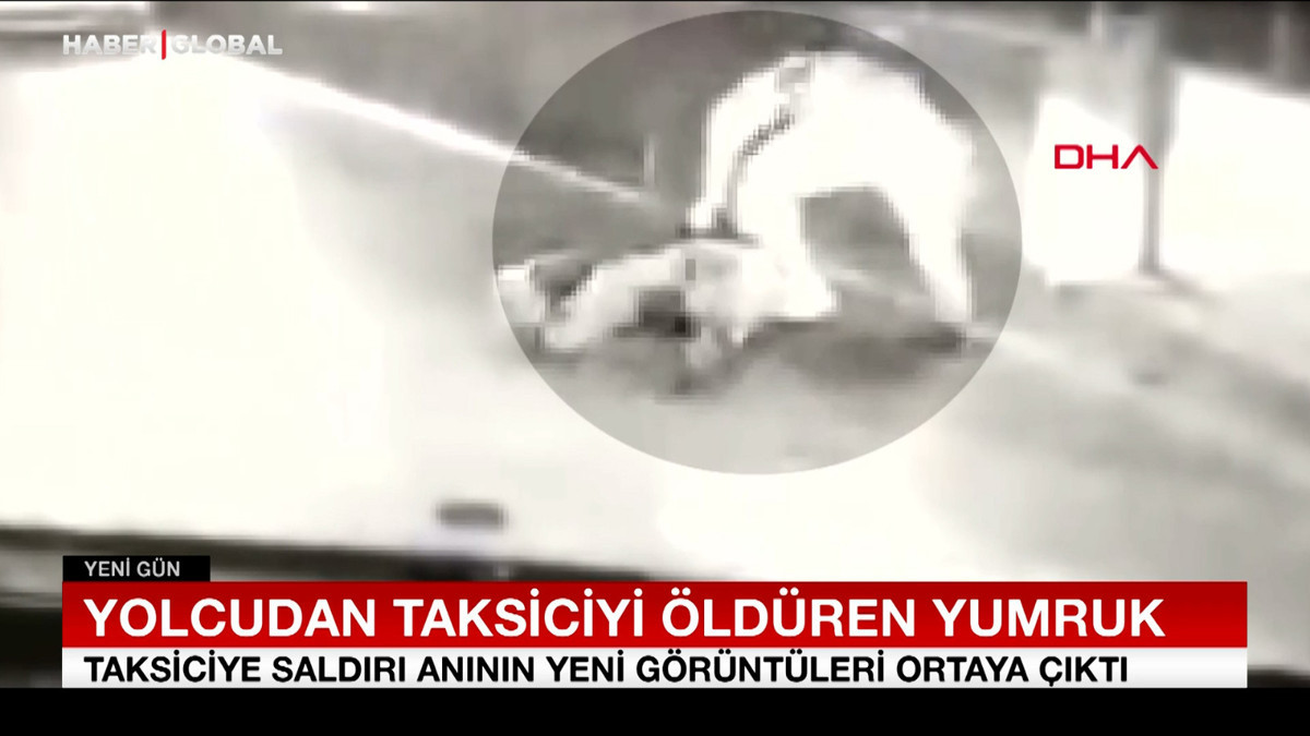 Yolcudan taksiciyi öldüren yumruklu kavgada yeni görüntüler ortaya çıktı