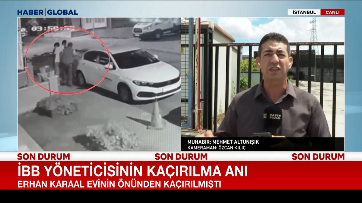 İBB Kültür A.Ş. Genel Müdür Yardımcısı Erhan Karaal'ın kaçırılma anları ortaya çıktı!
