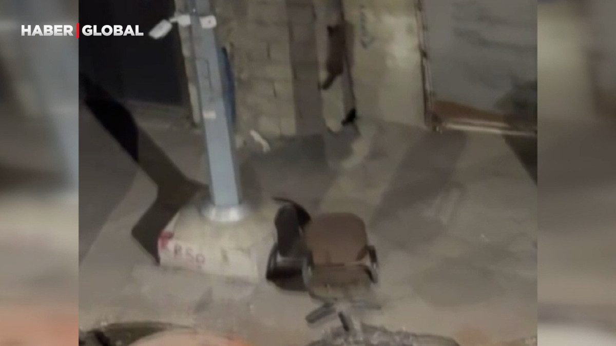 Yüksekova’da gece yarısı kameralara yakalandı: Görenler gözlerine inanamadı