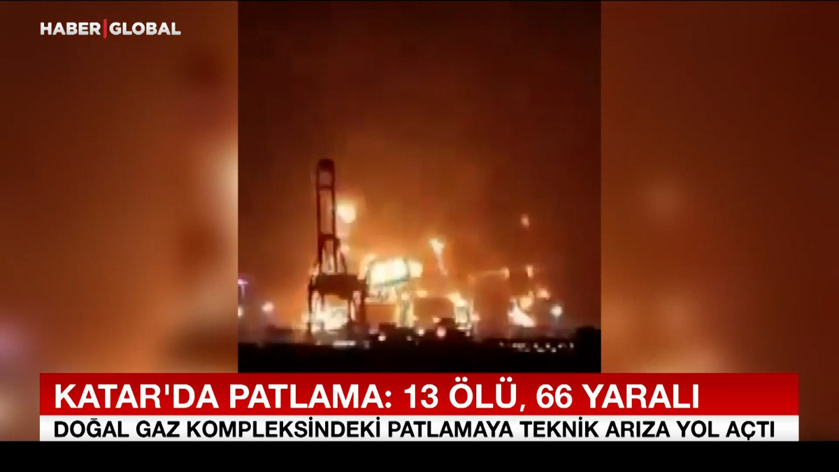 Katar’da patlama anları: 13 ölü 66 yaralı