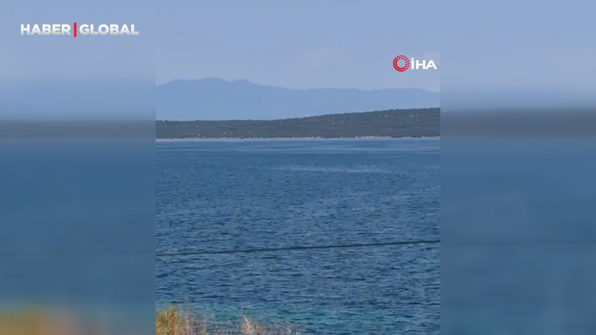 Ayvalık'ta denizde kaybolan genç için arama kurtarma çalışmaları sürüyor