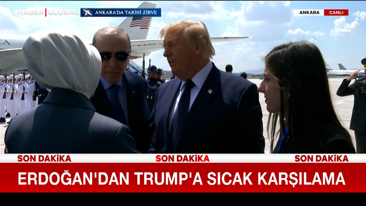 ABD Başkanı Trump Ankara'da