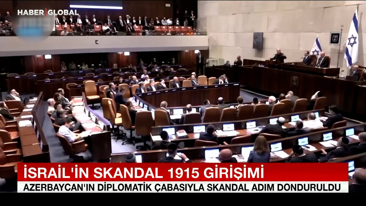 Azerbaycan'ın net duruşu İsrail'e geri adım attırdı: Skandal karar donduruldu