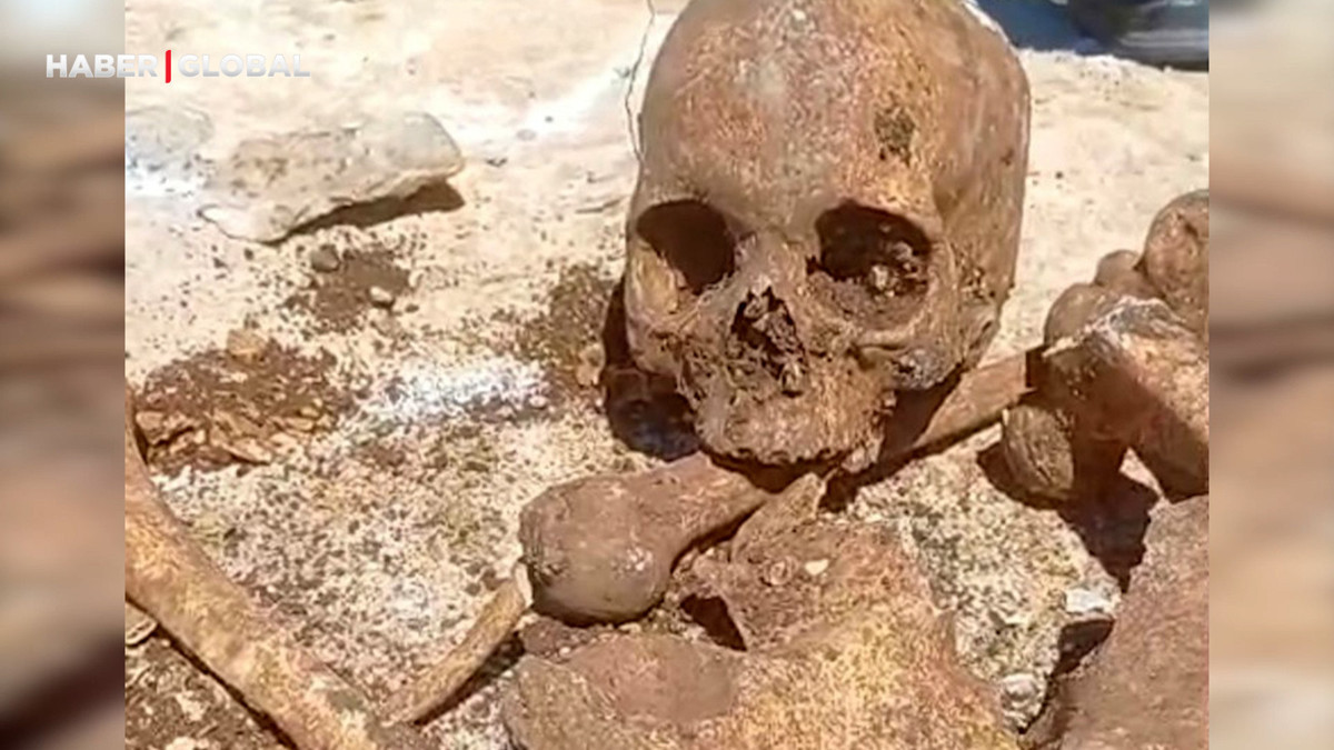 Malatya'da temel kazısında insan kemikleri bulundu!