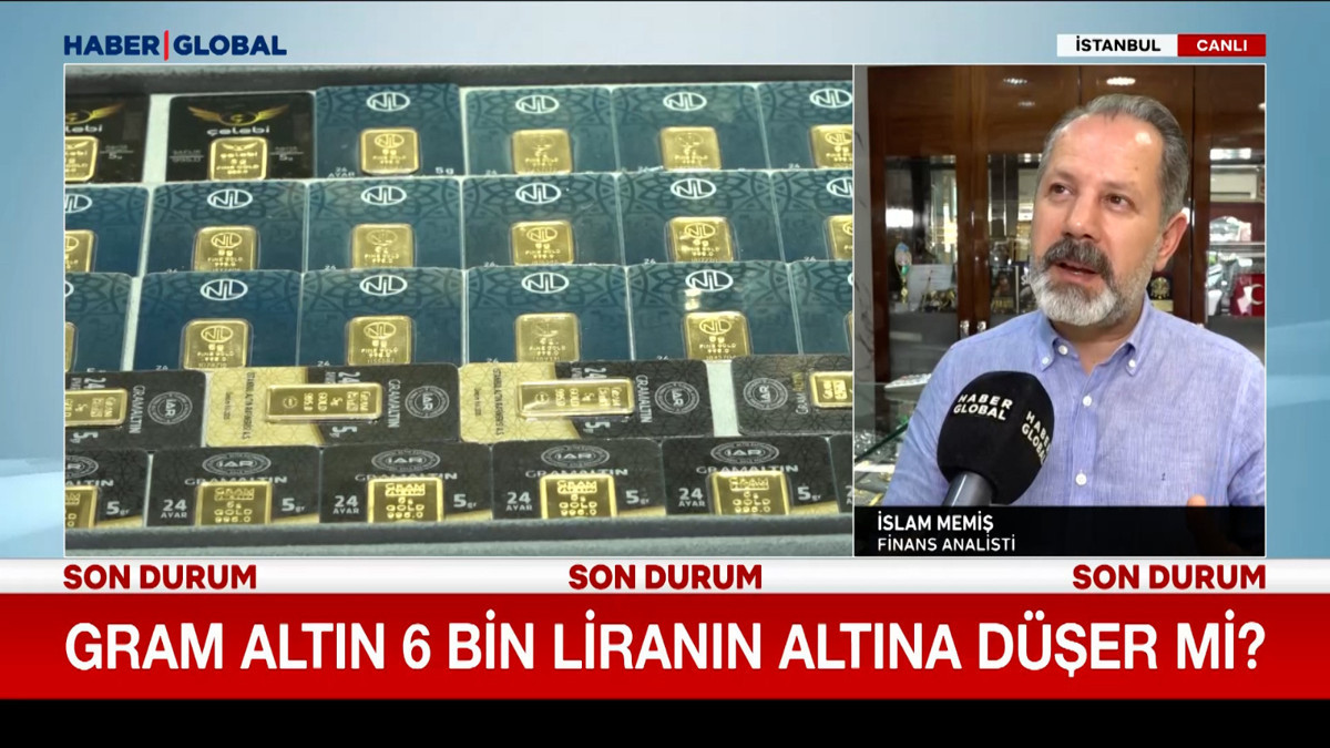 Gram altın 6 bin liranın altına düşer mi?