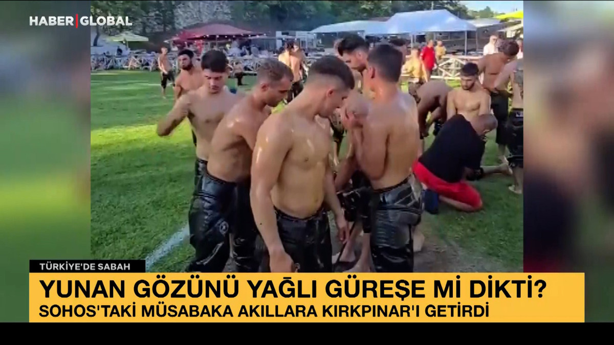 Yunan gözünü yağlı güreşe mi dikti? Sohos’taki müsabaka akılara Kırkpınar’ı getirdi