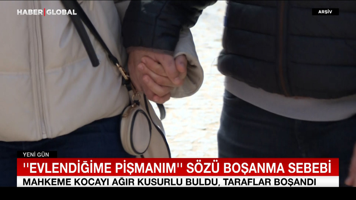 “Evlendiğime pişmanım” sözü boşanma sebebi sayıldı