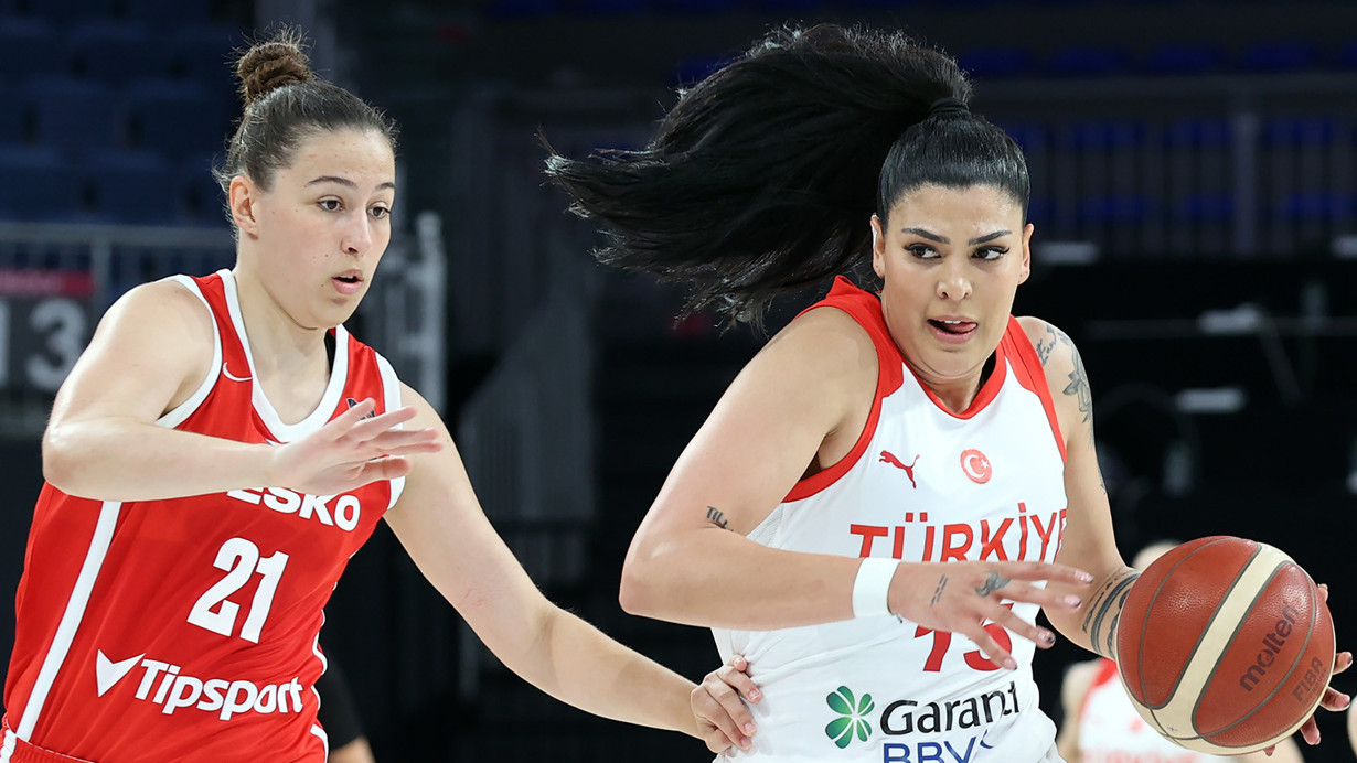 Turkey Women's National Basketball Team Beats Czechia in FIBA World Cup Warm-up