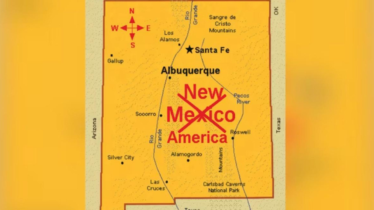 Trump’tan yine harita hamlesi: New Mexico’nun adını “New America” yaptı