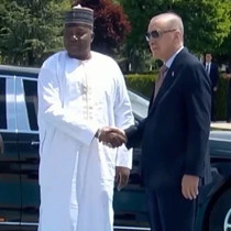 Cumhurbaşkanı Erdoğan, Nijer Cumhurbaşkanı Tchiani'yi resmi törenle karşıladı