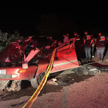 Nevşehir'de TIR'a çarpan araç sürücüsü öldü