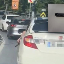 Sarıyer'de trafikte gösterilen silah, oyuncak çıktı