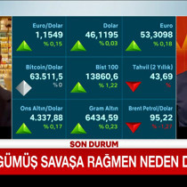 Altın ve gümüş savaşa rağmen neden düşüyor? İslam Memiş açıkladı