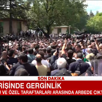 Meclis girişinde gerginlik: Özel ve Kılıçdaroğlu taraftarları arasında arbede çıktı