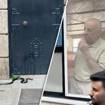 Namaza giden cemaate yılan şoku!