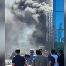 Maltepe'de inşaatta büyük yangın