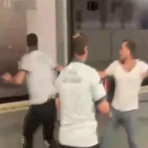 Pendik'te Marmaray'da yumruklu kavga