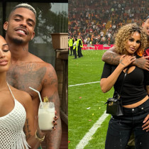 Mario Lemina, iki çocuğunun annesi Neguesha ile evlendi