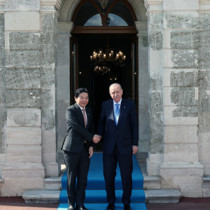 Erdoğan, Singapur Başbakanı Wong'u resmi törenle karşıladı