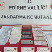 Edirne’deki tefecilik operasyonunda 6 tutuklama