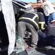 Şanlıurfa’da korkunç kaza! Otomobil takla attı: 2 kişi hayatını kaybetti