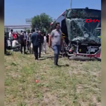 Ankara'da belediye otobüsü kaza yaptı: Yaralılar var