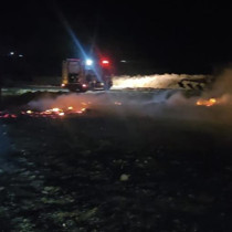 Balıkesir'de alevler geceyi aydınlattı