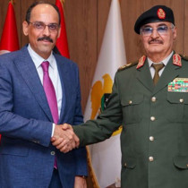 MİT Başkanı Kalın, Libya Ulusal Ordusu Genel Komutan Yardımcısı Hafter ile Libyada görüştü