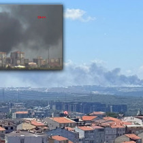 Sultangazi'de metruk binada başlayan yangın ormanlık alana sıçradı