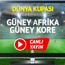 CANLI YAYIN | Güney Afrika Güney Kore Maçı