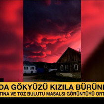 Rusya’da şiddetli fırtına ve toz bulutu masalsı görüntüyü ortaya çıkardı