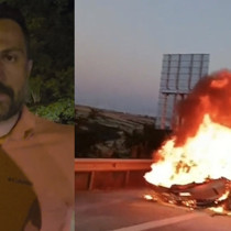 Çatalca'da elektrikli otomobil alevlere teslim oldu! "Ailemi bir buçuk dakika arayla kurtardım"