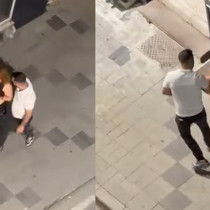 Silivri'de sokak ortasında dehşet! Bir kadının yardım çığlığı: "Beni öldürecek, yardım edin"