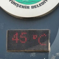 Şanlıurfa'da termometreler 45 dereceyi gösterdi