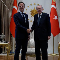 Erdoğan, NATO Genel Sekreteri Rutte'yi kabul etti