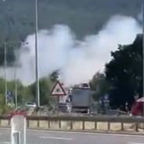 Bursa'da korkutan yangın