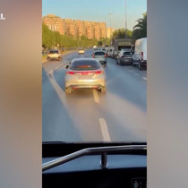 Kartal'da trafikte bir aracı ısrarla takip eden sürücüye 180 bin lira ceza