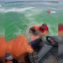 Dalgalara kapılan 15 yaşındaki genç kızın imdadına cankurtaran ekipleri yetişti