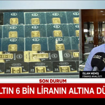Gram altın 6 bin liranın altına düşer mi?