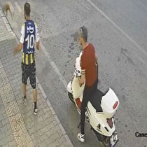 Samsun'da kediye tekme atan şüpheli yakalandı