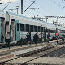 Milli Elektrikli Tren Halkalı-Uzunköprü hattında hizmete başladı