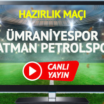 Ümraniyespor Batman Petrolspor maçı canlı yayınlanacak mı?