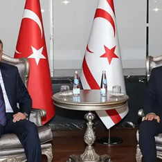 Bakan Çiftçi temaslar için KKTC'ye geldi