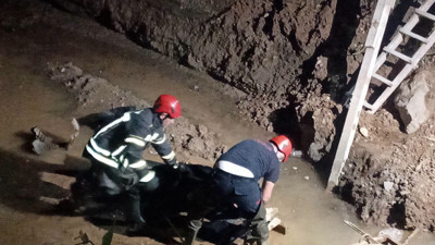 Çalıştığı inşaatın temelindeki suda ölü bulundu
